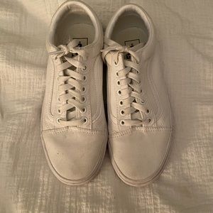White old skool vans